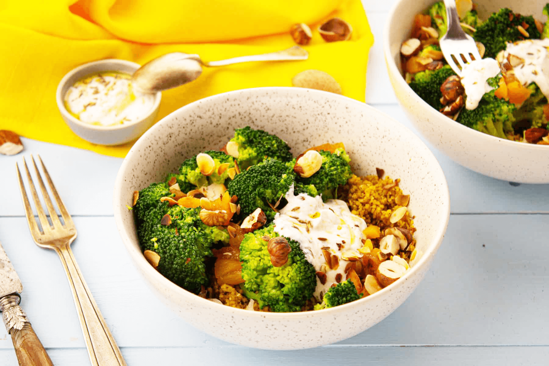 Salade Énergisante au Brocoli et Fruits Secs