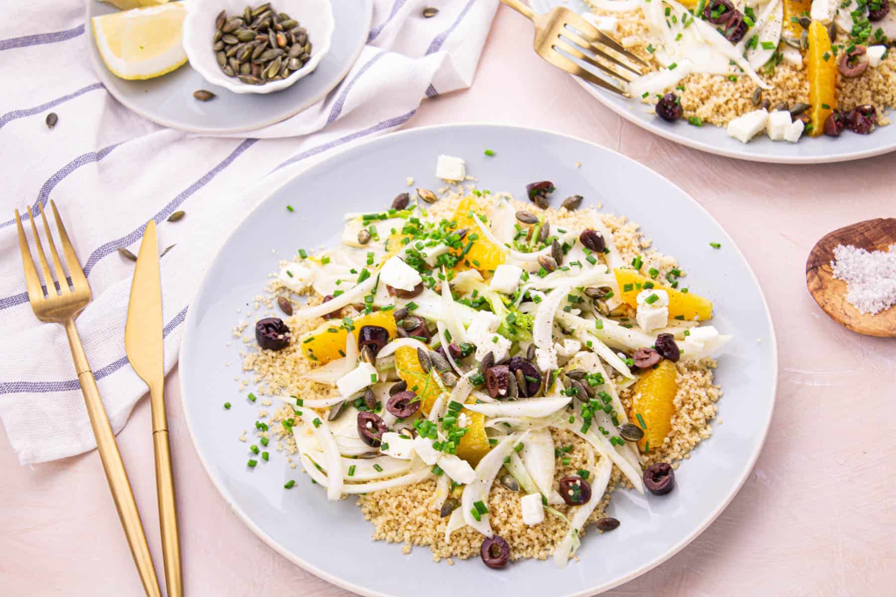 Salade de Fenouil Acidulée aux Olives Kalamata