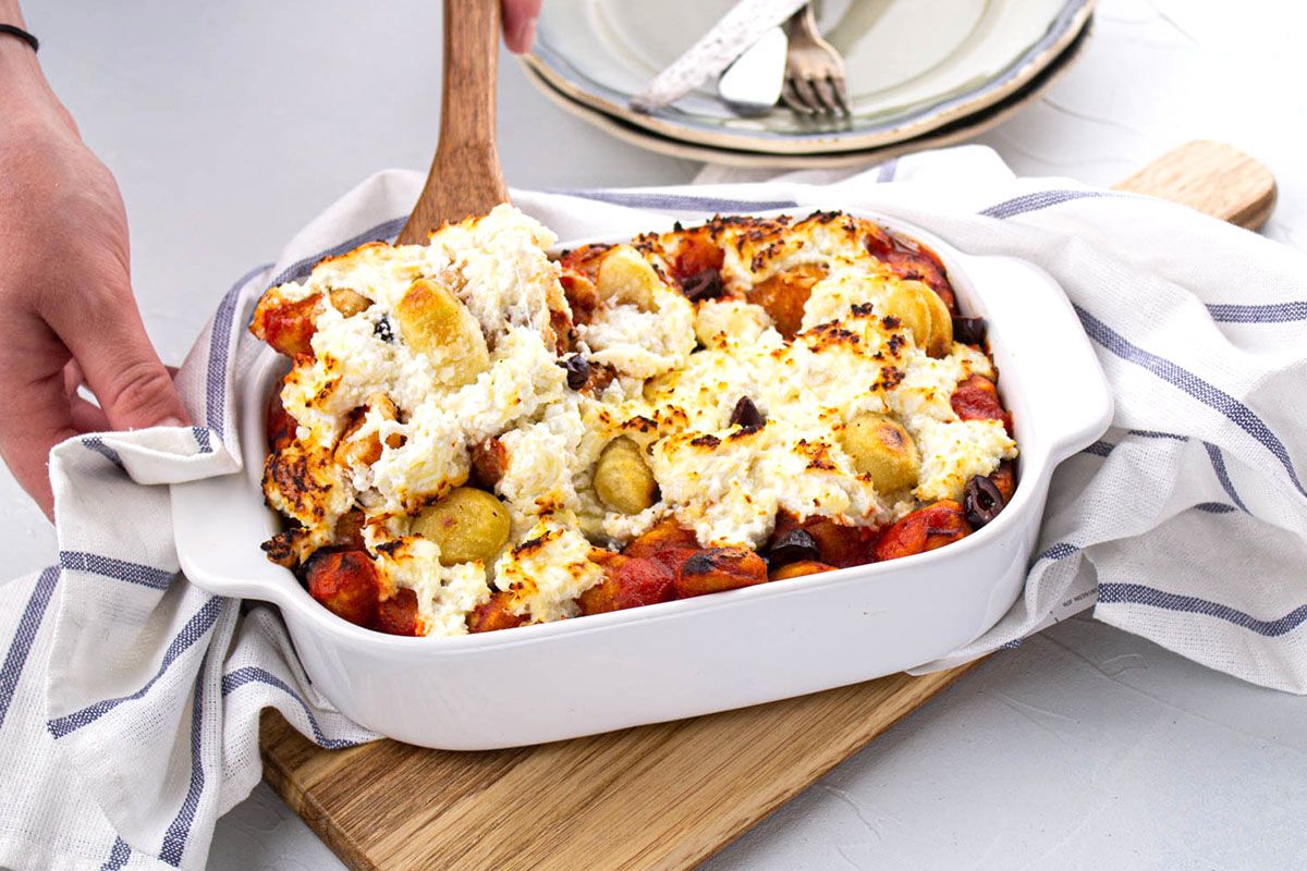 Gratin de Gnocchi Tomate & Ricotta