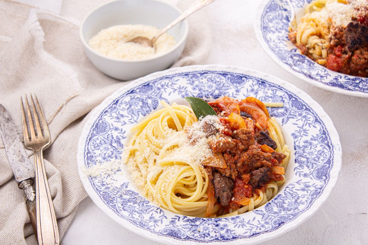 Linguine à la Bolognaise Maison
