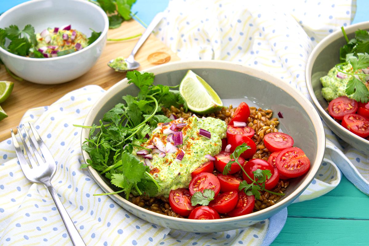 Bowl Mexicain au Guacamole de Courgettes