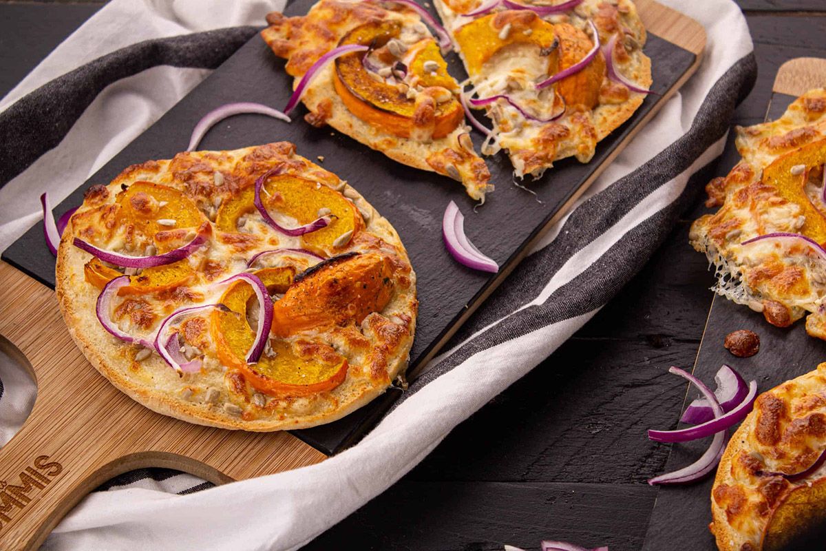 Pita Pizza Automnale Potimarron & Mozzarella