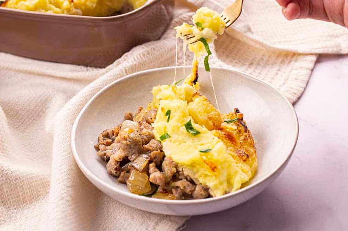 Hachis Parmentier de Poulet au Cantal Fondant