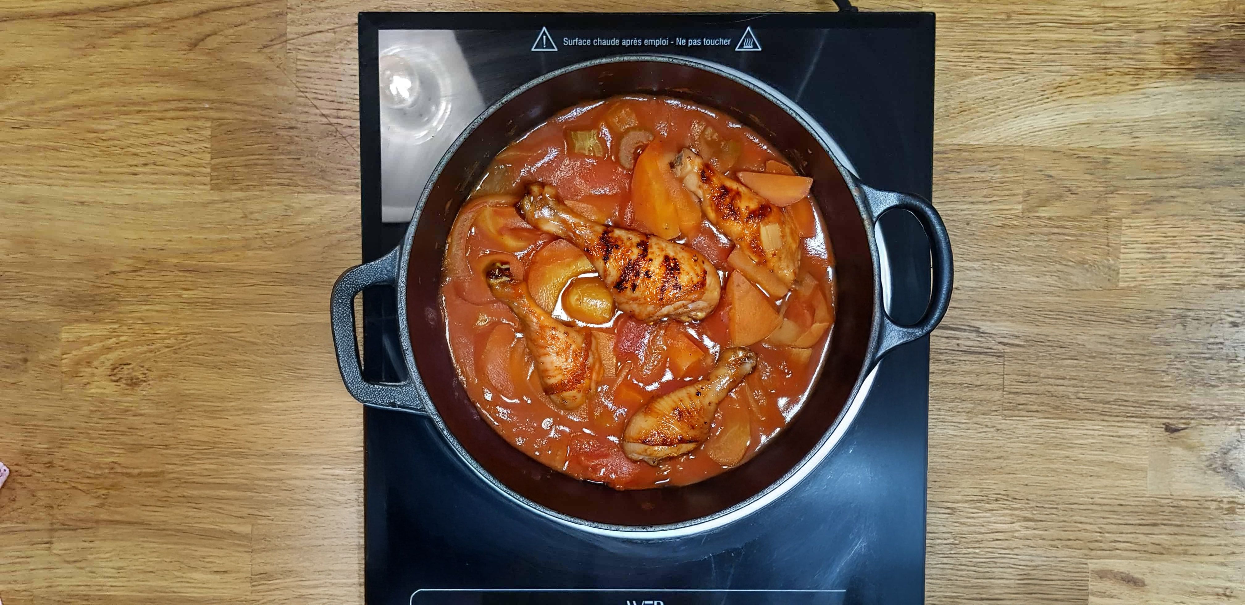 Poulet Mafé \u0026 Millet, image size:4032x1960