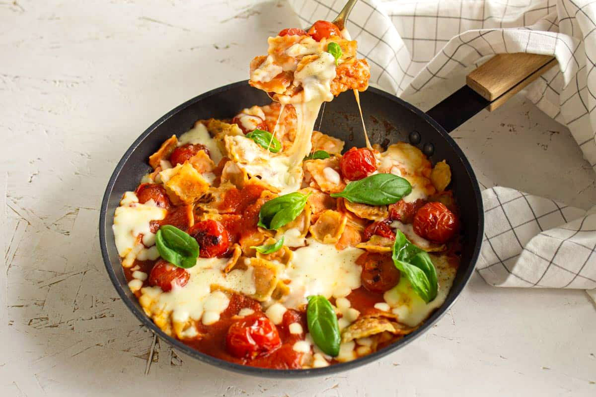 Ravioles à la Tomate & Mozzarella