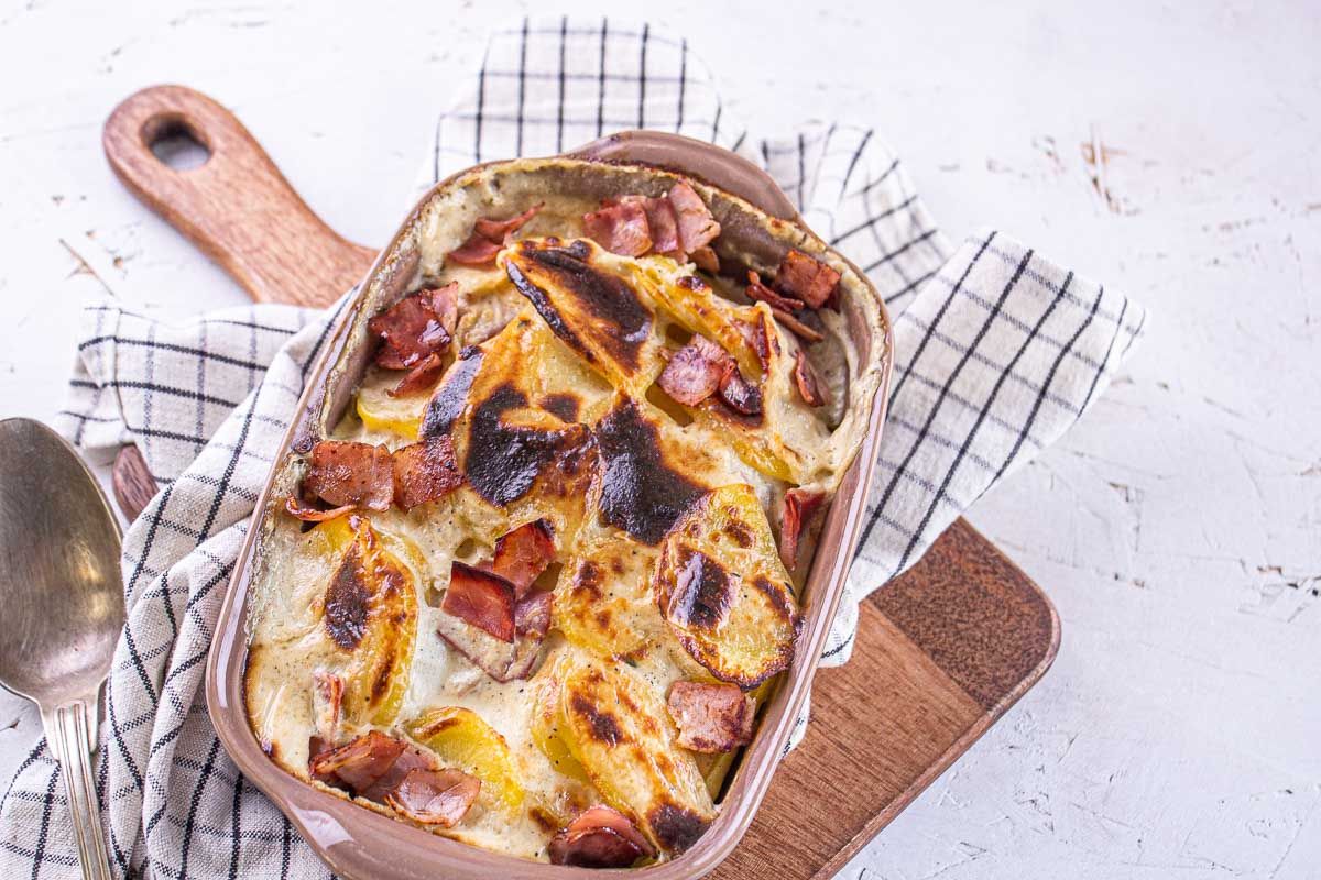 Gratin Dauphinois au Jambon