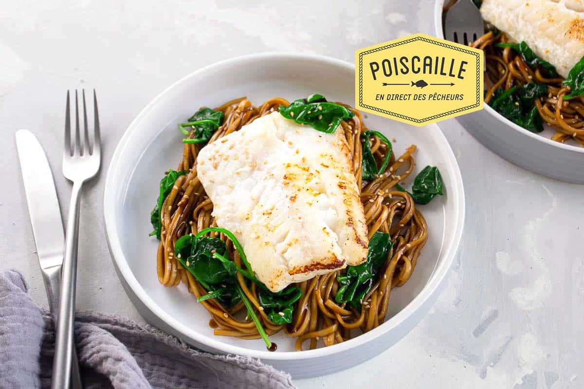 Filet de Mulet & Nouilles Udon au Sésame