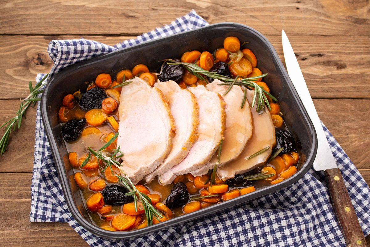 Rôti de Porc aux Pruneaux - Recette - Les Commis