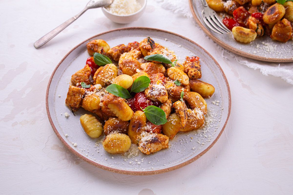 Gnocchi au Poulet Pesto & Pomodoro - Recette - Les Commis