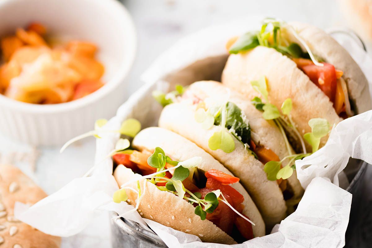 Buns aux Légumes et Fromage