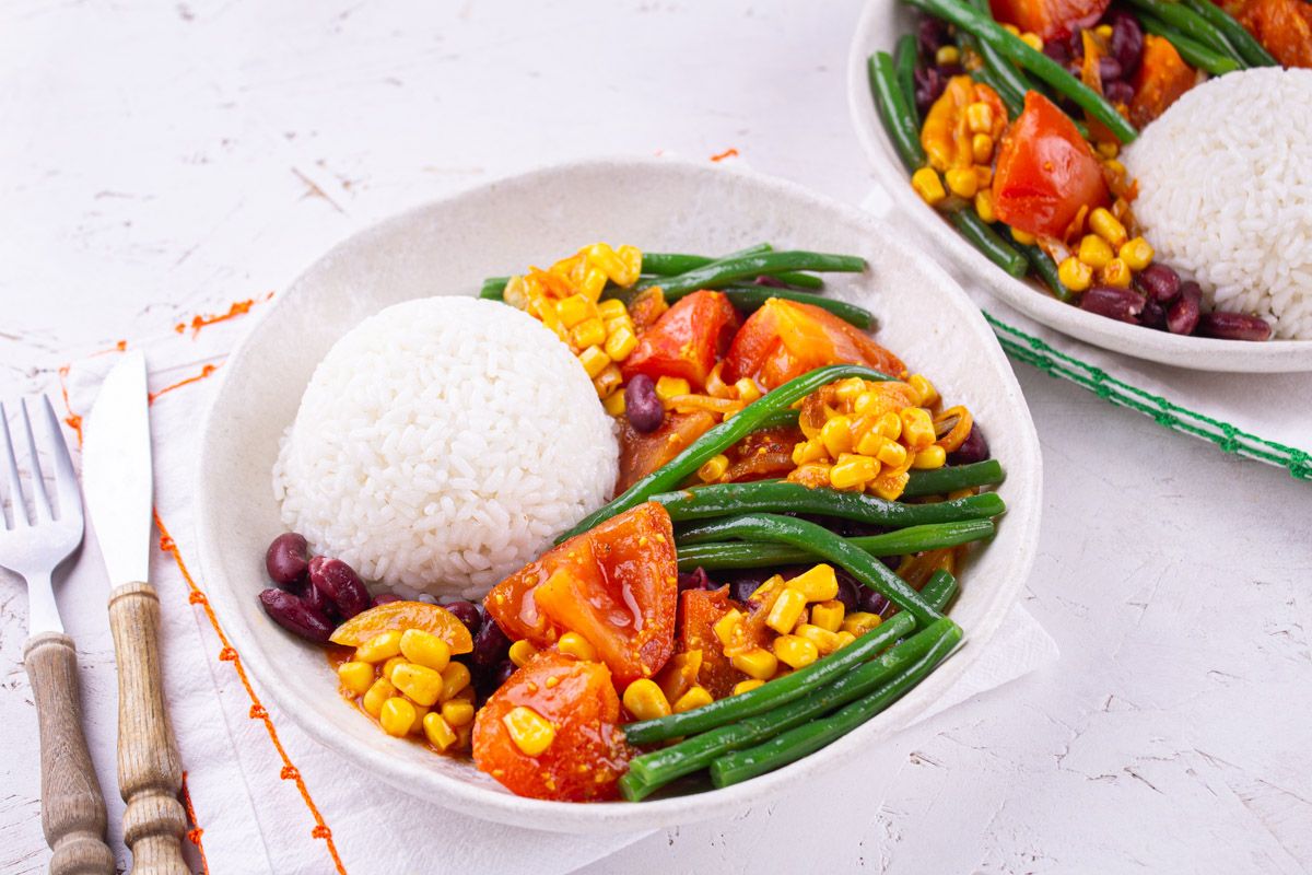 Githeri aux Haricots Rouges & Légumes d'Été