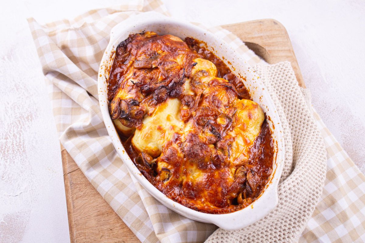 Quenelles Mozzarella & Sauce Aurore
