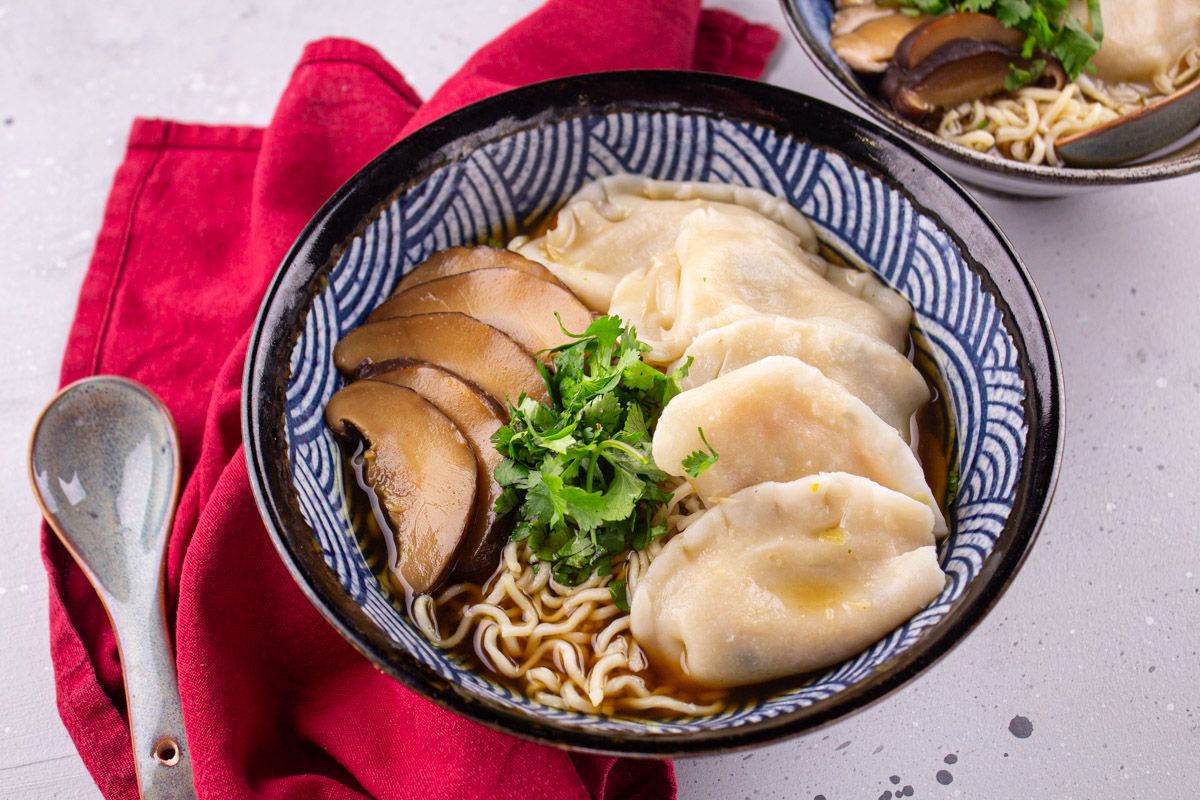 Soupe de Nouilles aux Raviolis