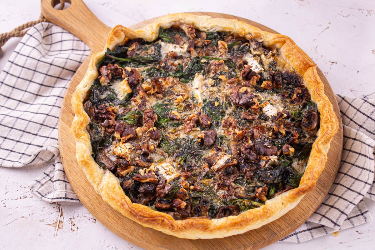 Tarte Fine Rustique au Brie