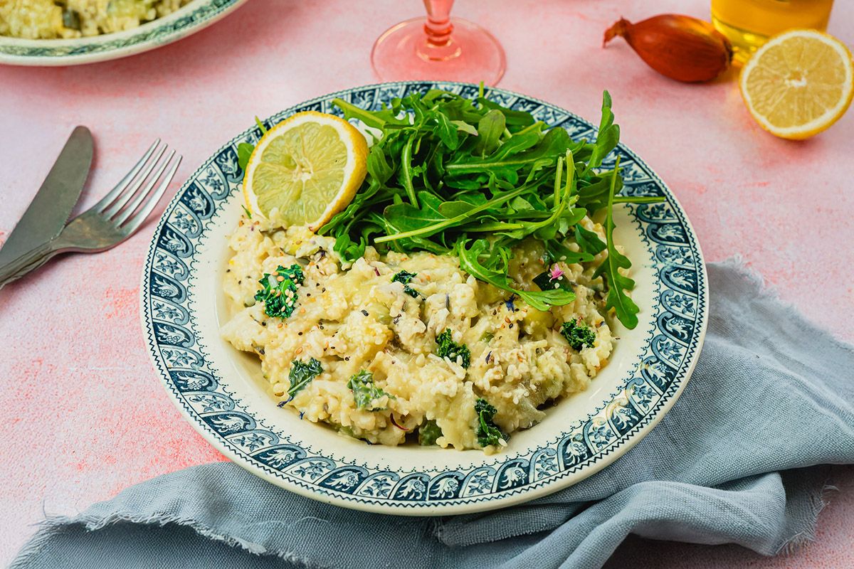 Risotto Crémeux au Chou Kale