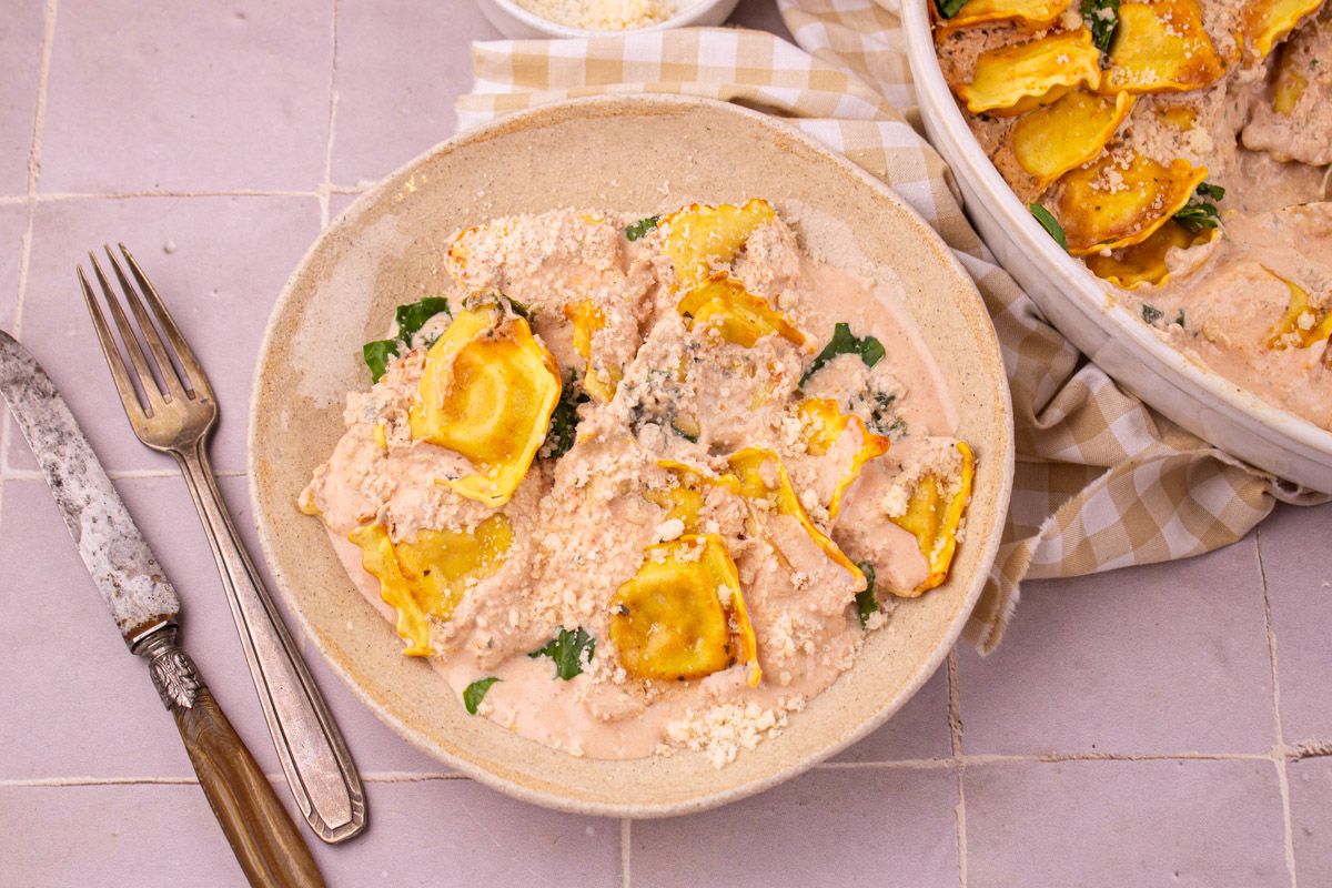 Ravioli Gratinés à l'Italienne