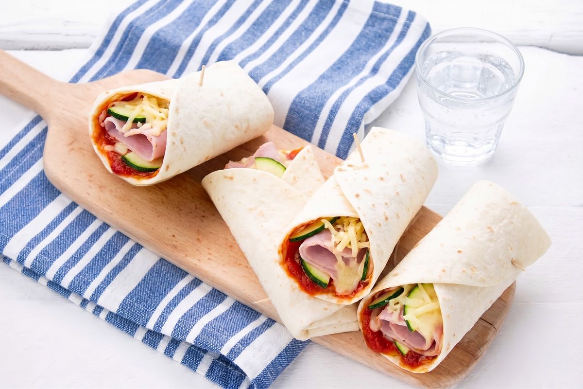 Kit pour 2 enfants : Wrap Express au Jambon sans Nitrite & Abricots BIO