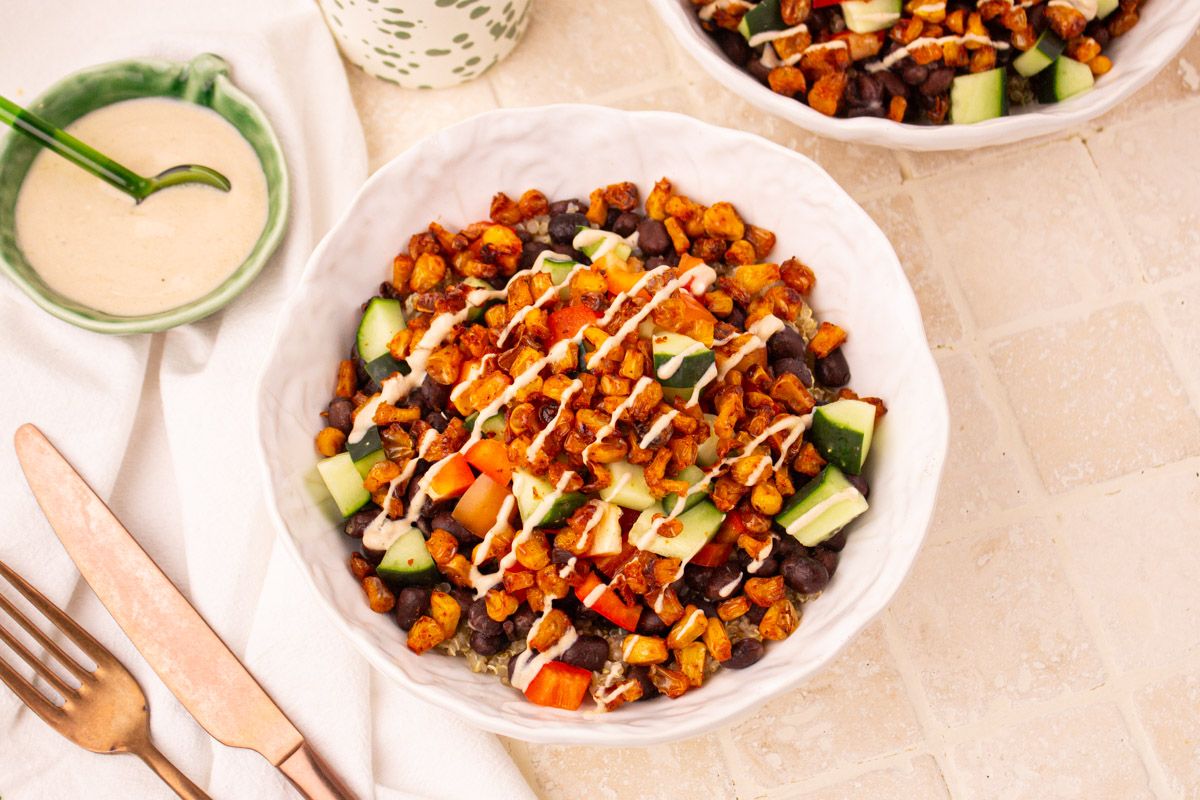 Salade Mexicrousty & Sauce Yaourt