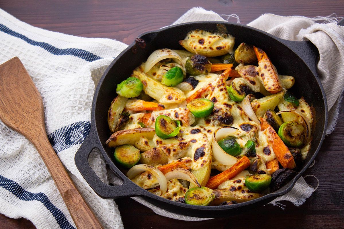 Poêlée de Légumes à la Crème de Parmesan