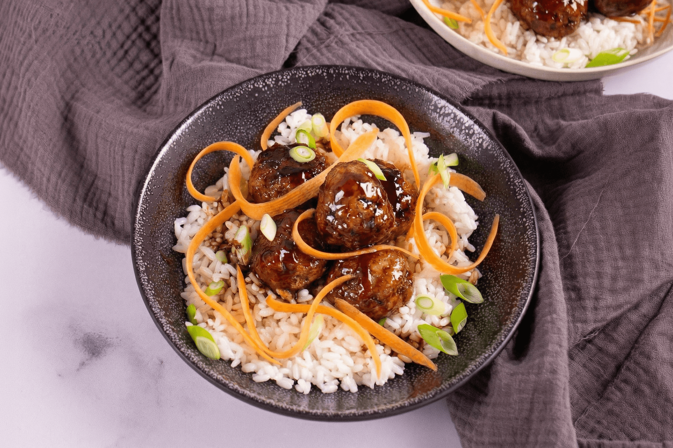 Boulettes de Porc Thaï & Riz Basmati