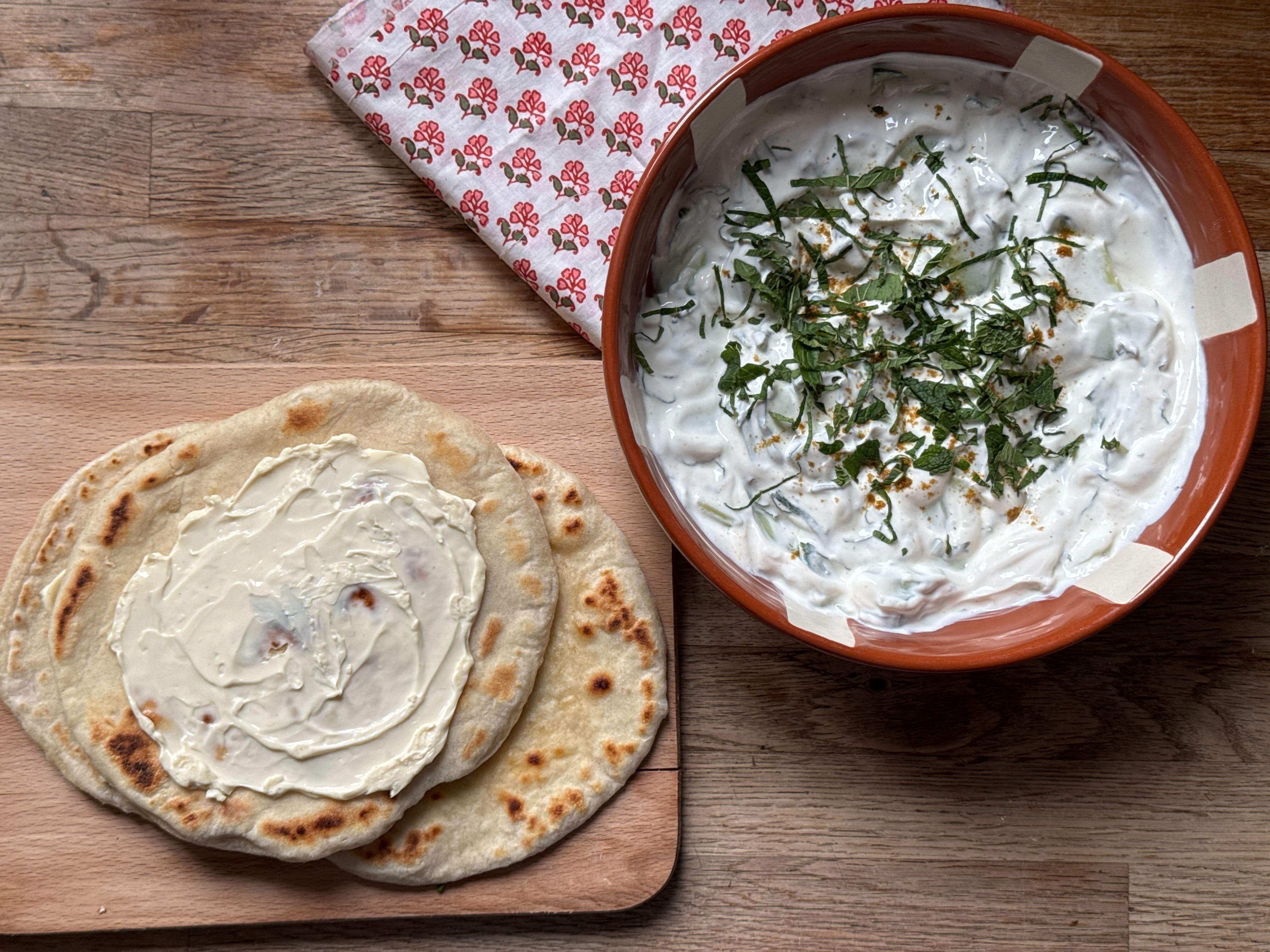 Kit : Cheese Naan & Raïta