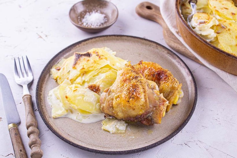 Poulet R&ocirc;ti & Gratin Dauphinois Traditionnel