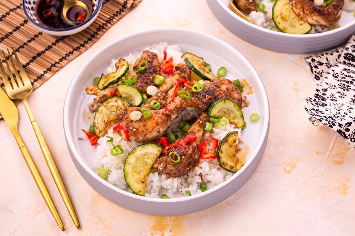 Aiguillettes de Poulet & Courgettes au Citron Vert